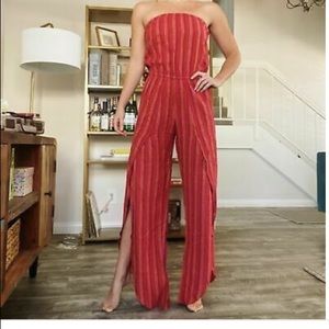 Anthropologie DREW Emerson Striped Jumpsuit Small